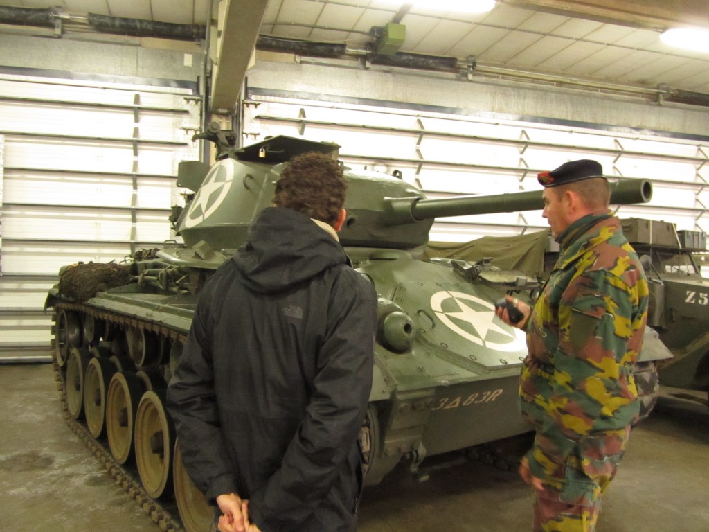 Podías encontrar también tanques como el "Chaffee", más raros de encontrar en otras zonas de la WWII
