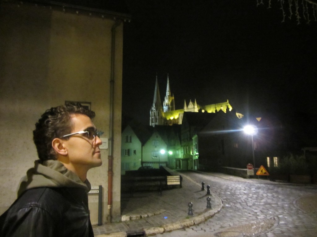 Callejeando en Chartres por la noche
